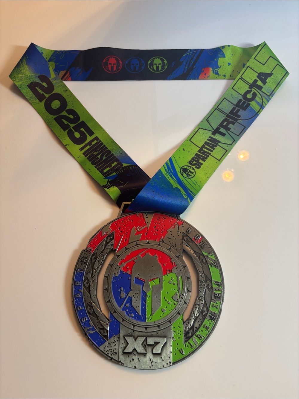Spartan 7x Trifecta Medal 2025 Multifecta